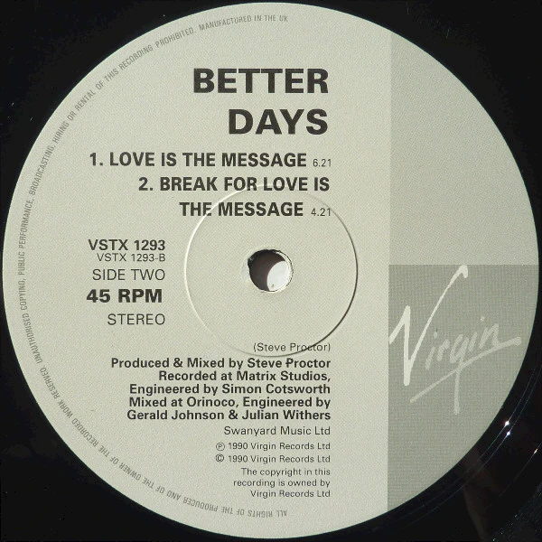 Love Is The Message (Heller / Farley Remix)