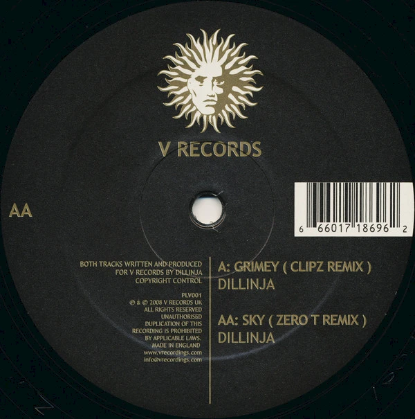 Grimey (Clipz Remix) / Sky (Zero T Remix)
